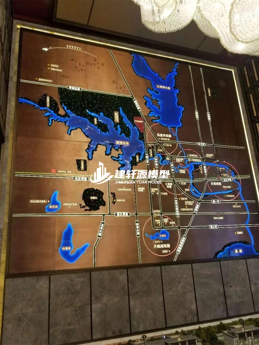 下城区域壁挂模型制作