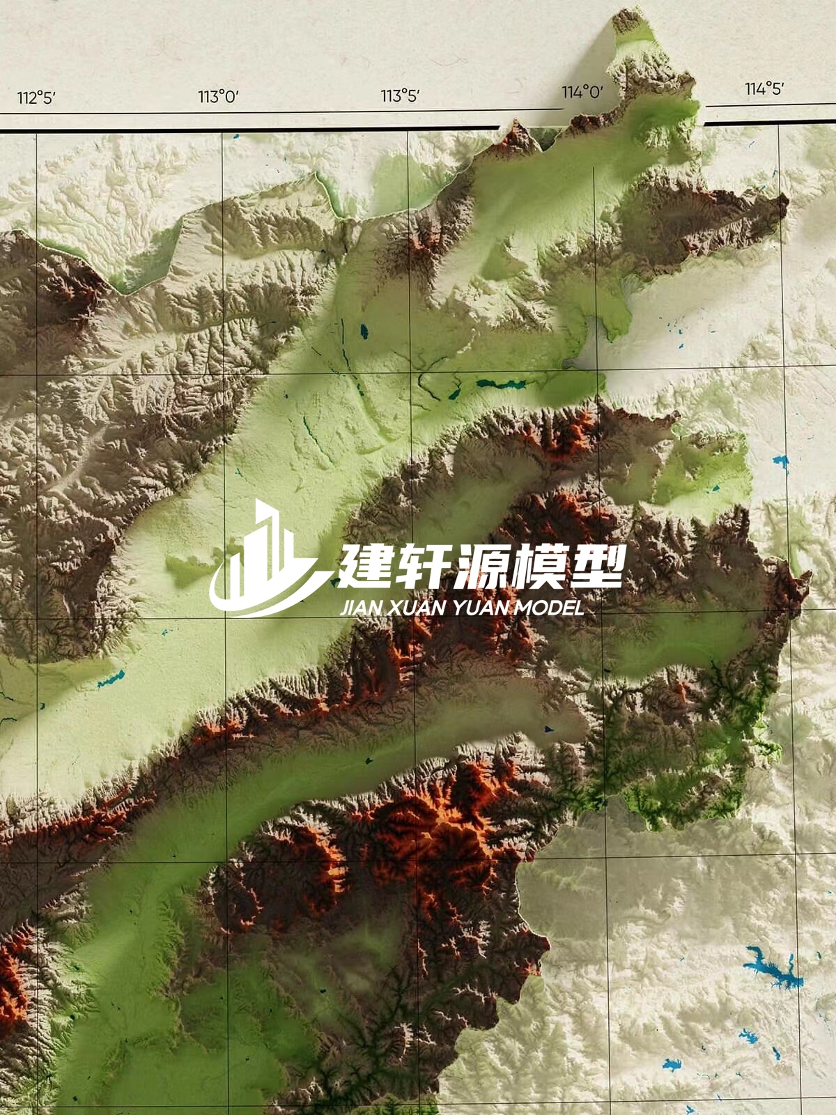 下城地形模型制作