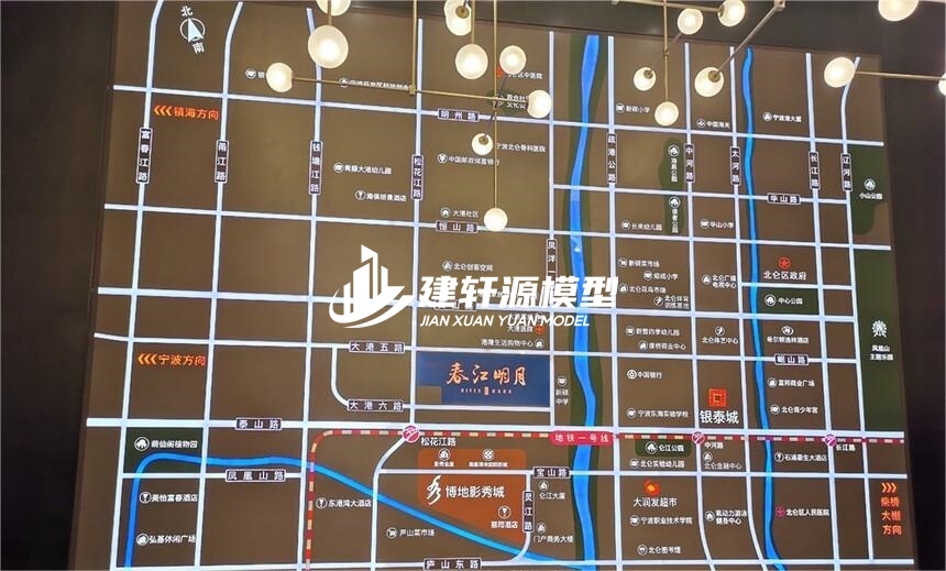 下城房产壁挂模型